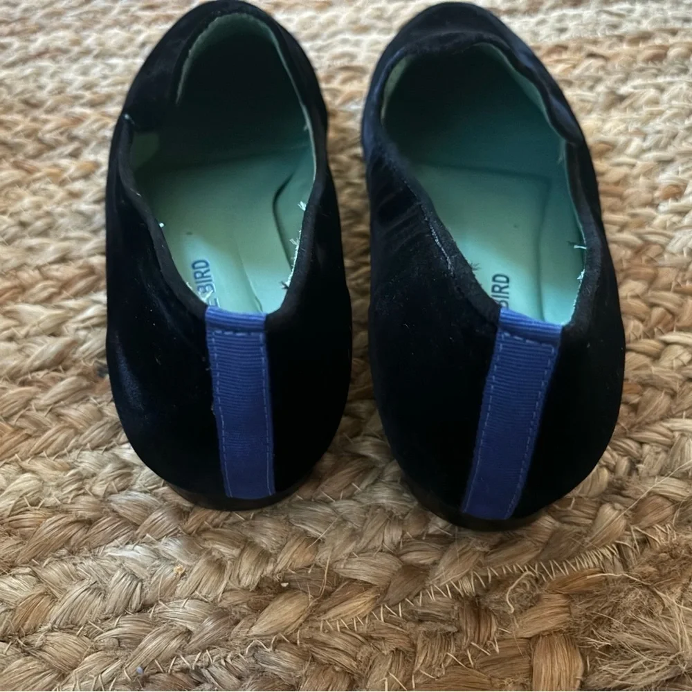 Bluebird Size 9 Black Velvet Loafers Made in Brazil Luxury